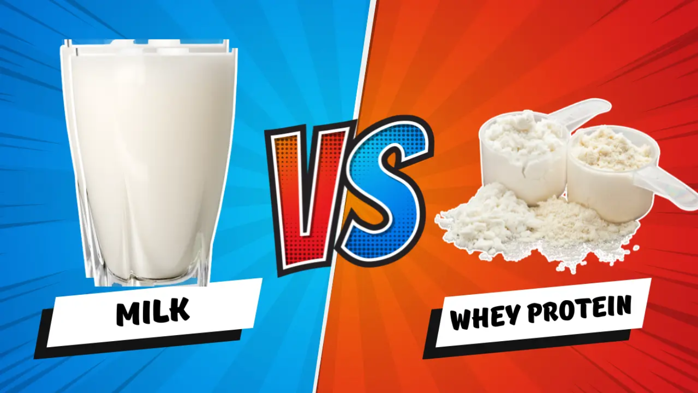 Milk vs whey protein